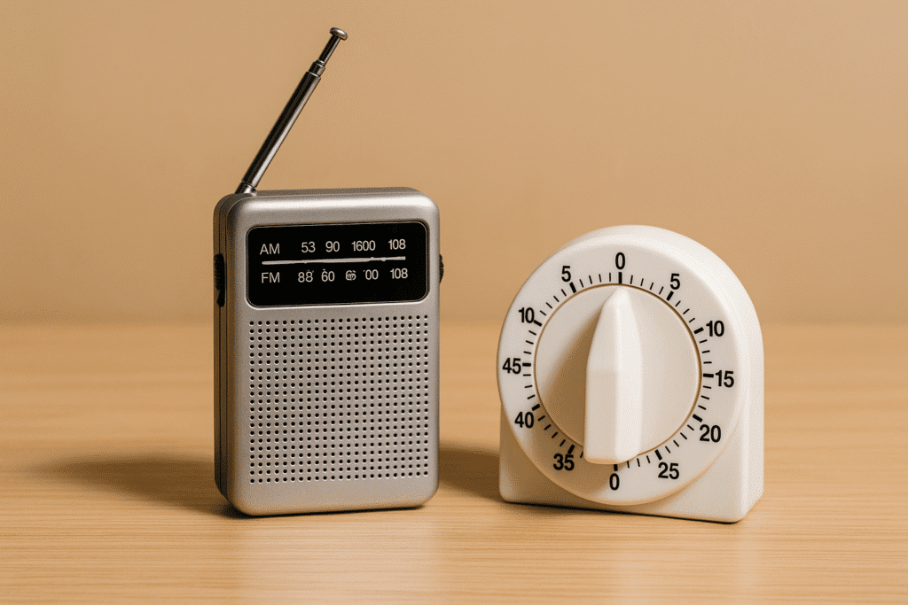 Radios Mini con Temporizador