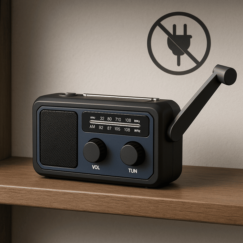 Radios de emergencia con dinamo